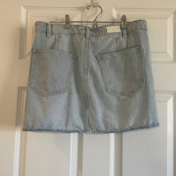 DL1961 Andi Wrap Mini Skirt Sz 30 - Picture 2 of 16